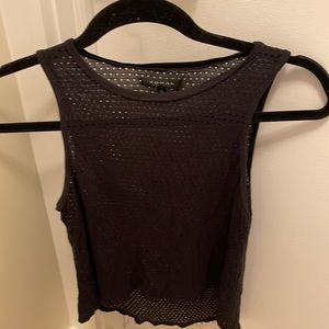 Koral black tank top